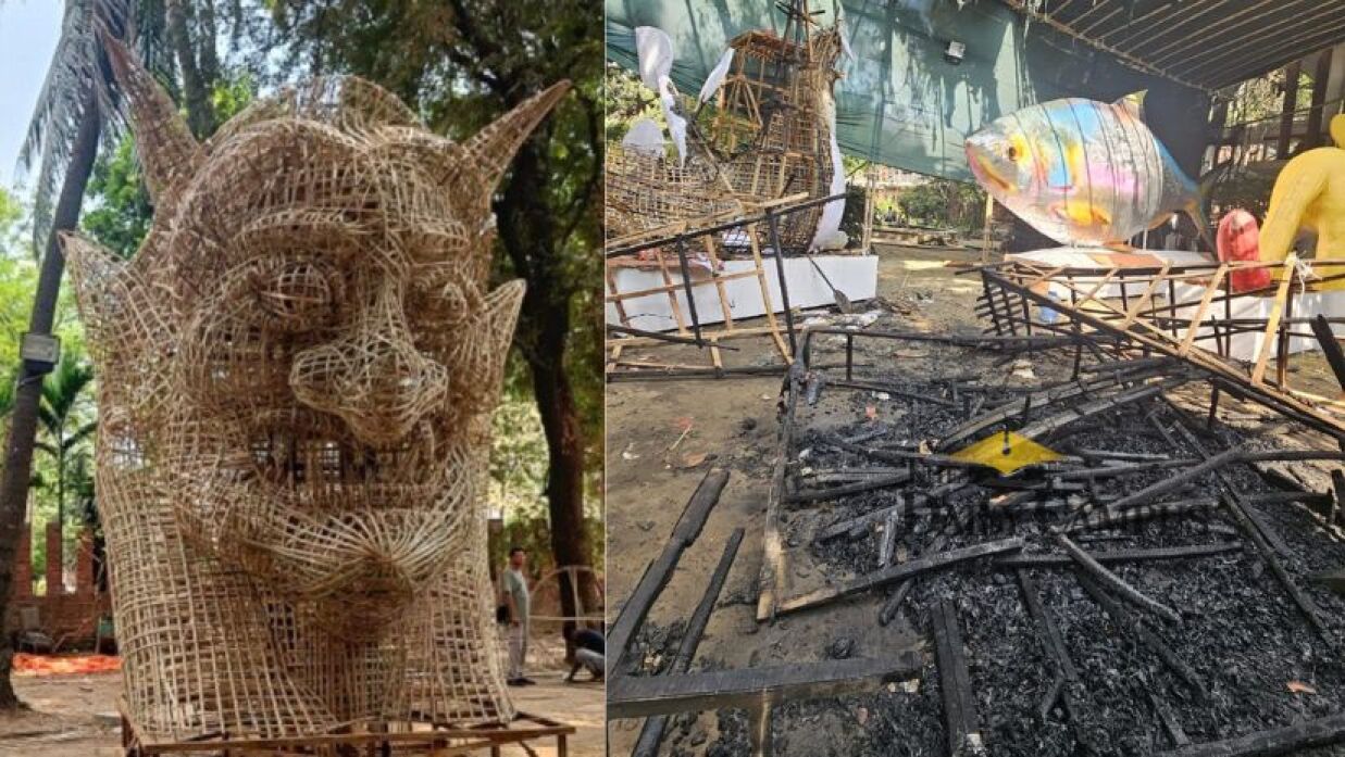 ফ্যাসিস্টের মুখাকৃতি পোড়ানোর ঘটনায় তদন্ত কমিটি গঠনের সিদ্ধান্ত